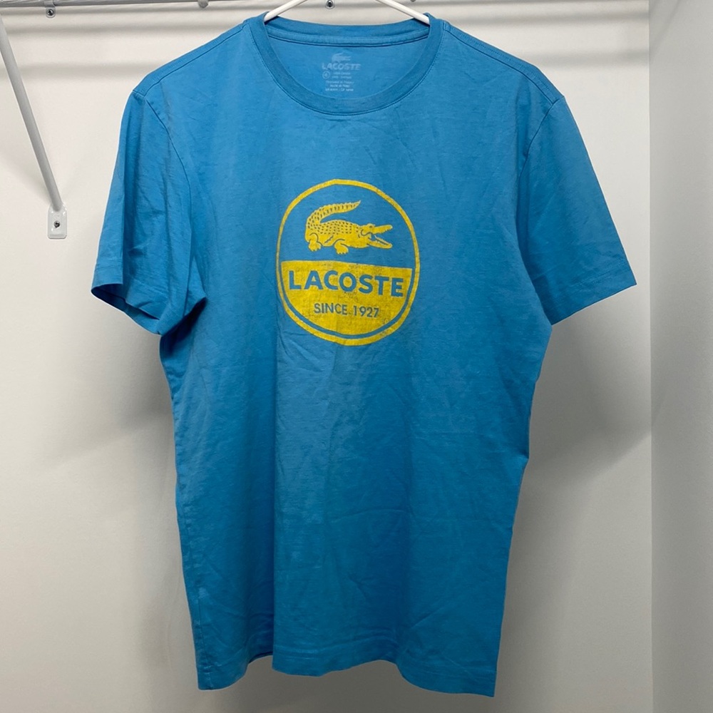 Lacoste size 4 medium men’s tee shirt